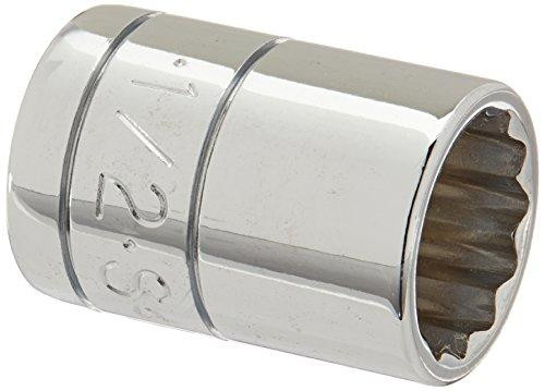SK Hand Tool SKT45216 45216 12 Point 3/8-Inch Drive Standard Socket, 1/2-Inch, Chrome