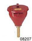 Justrite JUS08207 08207 10.75" x 10" Metal Drum Funnel With 2" NPT Adapter And 6'' Flame Arrester