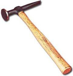 Martin Sprocket & Gear MRT153S Martin 153S Cross Chisel Shrinking Hammer, Wood handle, Flat Round face 1 9/16 ", Chisel 3 ", Weight .85 pounds