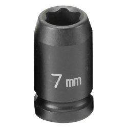 Grey Pneumatic GRE907MS Socket (1/4" Surface Drive x 7mm Standard)