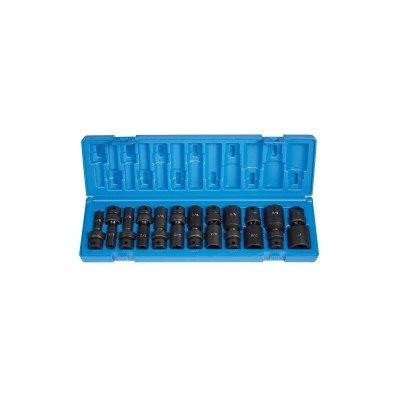 Grey Pneumatic GRE1212U 12 PC 3/8" DR 6 PT STANDARD LENGTH FRAC UNIV SET