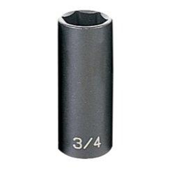 Grey Pneumatic GRE1024D () 3/8" Drive Deep Fractional Impact Socket 3/4