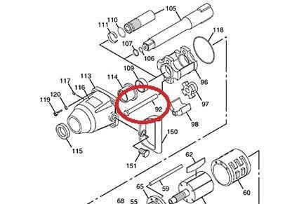 Chicago Pneumatic CPTCA048066 CA048066 Dog Clutch Pin