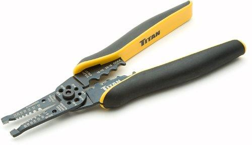 Titan TIT11478 Tools 11478 Wire Stripping and Crimping Pliers