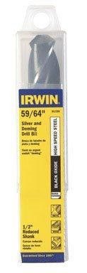Vise Grip HAN91159 Irwin Silver And Deming Drill Bit 59/64 " Dia, 6 " Overall Length 1/2 " Shank Reduced