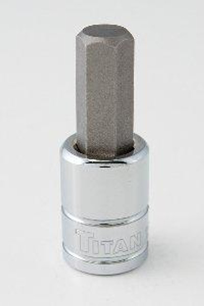 Titan TIT15610 15610 0.38 in. Drive Hex Bit Socket - 10 mm., Pack Of 6