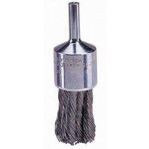 Weiler WEI10141 Hollow-End Knot Wire End Brushes - ebb-42 .0061in dia kno