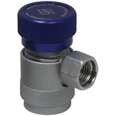 Mastercool MSC82934-SL 82934-SL Blue/Silver 14mm-F x 13mm Low-Side Manual R134a Safety Lock Coupler