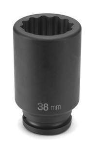 Grey Pneumatic GRE3119MD SOC 19MM 3/4D IMP 12PT DP BLK