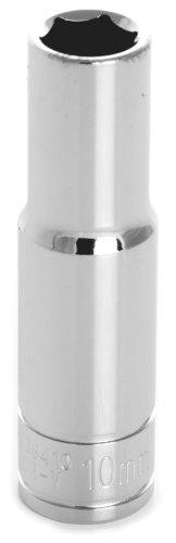WILMAR WLMW38410 Performance Tool W38410 3/8" Drive 6-Point Socket, 10mm