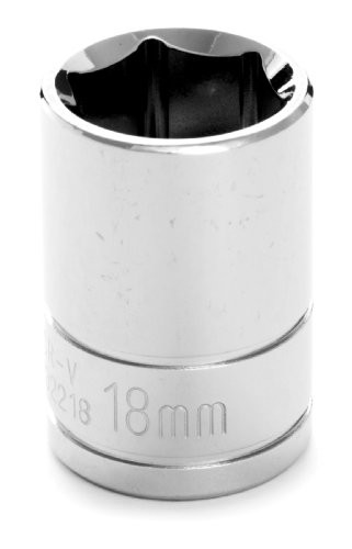 WILMAR WLMW32218 Performance Tool 1/2" Dr 18mm 6Point Socket, 1 Pack