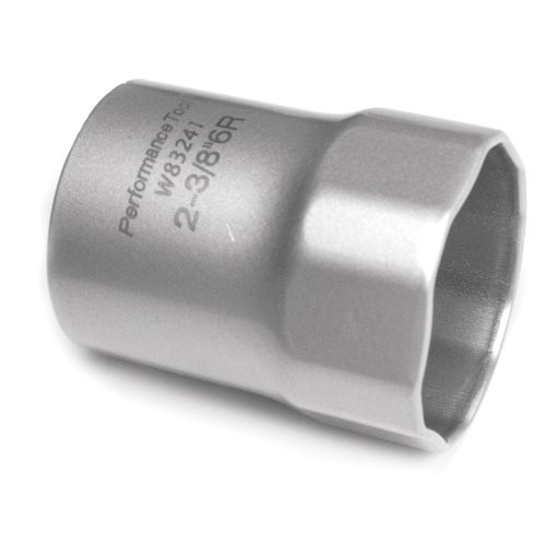WILMAR WLMW83241 Performance Tool 1/2 Drive Rounded Lock Nut Socket, 2-3/8" Used on Ford Explorer, Ranger and Bronco II with Automatic Hubs