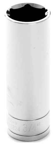 WILMAR WLMW32324 Performance Tool 1/2" Drive 6-Point Socket, 3/4"