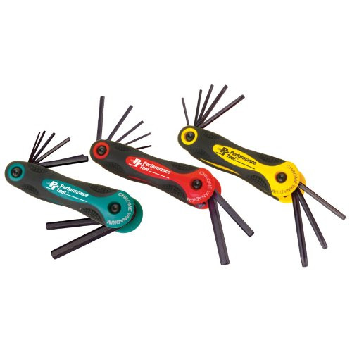 WILMAR WLMW80287 Performance Tool Folding Key Set, 3-Piece
