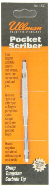 Ullman Devices ULL1830 Ullman No. Tungsten/Carbide Pocket Scriber with Magnetic Pick-Up, 5-7/16" Overall Length