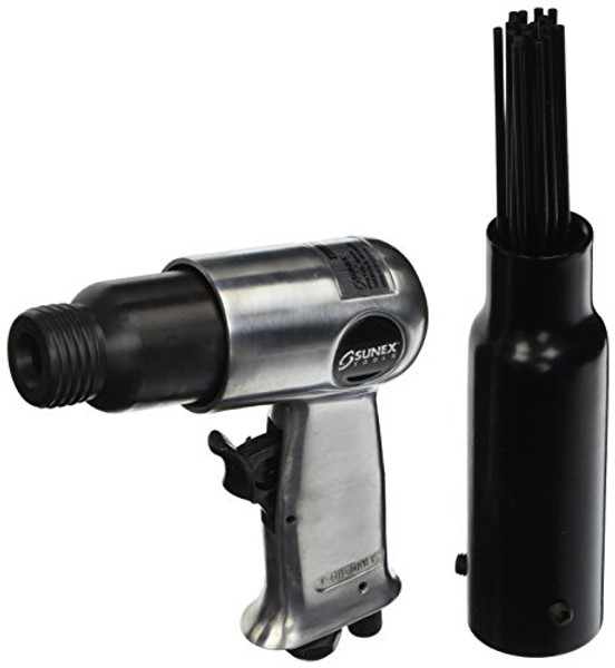 Sunex SUNSX246 Tools Pistol Grip Needle Scaler, 1/4" NPT, 3000 BPM, 19 Needles