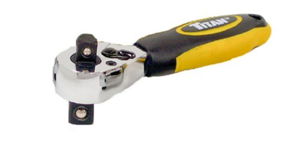 Titan TIT11050 Tools 1/4 and 3/8" Drive Dual Head Stubby Ratchet
