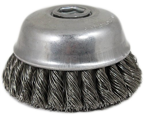Shark Industries Ltd SRK14047 Shark 4-Inch Single Row Knotted Cup Brush