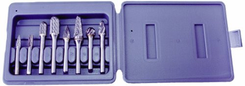 Shark Industries Ltd SRK16015 Shark Shark 8 Piece Carbide Bur Kit, Made In China