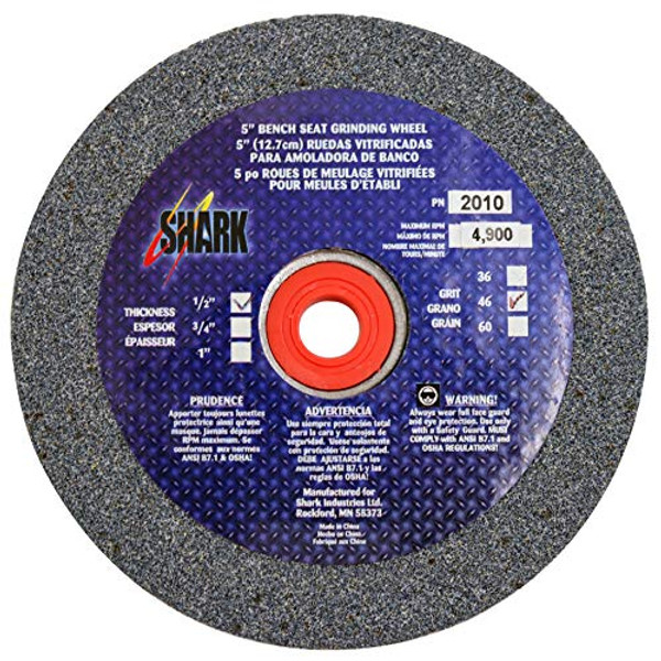 Shark Industries Ltd SRK2010 5" Bench Grinding Wheel 46Grt ---