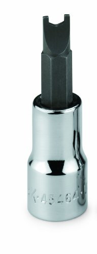 SK Hand Tool SKT45456 Number-6 3/8-Inch Bit Socket with Drive Spanner, Chrome