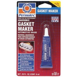 ITW PERMATEX INC PTX51817 Anaerobic Gasket Maker, 6mL Tube Carded, Case of 12 Tubes