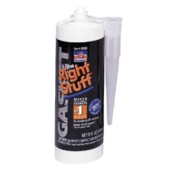 The Right Stuff Instant Rubber Gasket Maker, 5 Ounce Cartridge,Cartridges PTX29208