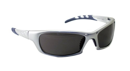 SAS Safety SAS542-0201 GTR Safety Glasses with Shade Lens and Silver Frame, Polybag
