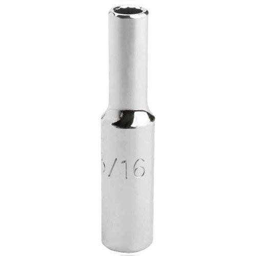 Proto PRO4711LT Chrome Socket, 1/4" Drive, 11/32", 12 Point, Deep Proto INDUSTRIAL