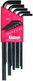 EKLIND TOOL EKL10213 Long-Arm Hex-L Key, 13-Piece Set, SAE, Chrome-Nickel Steel, Sold as 13 Each