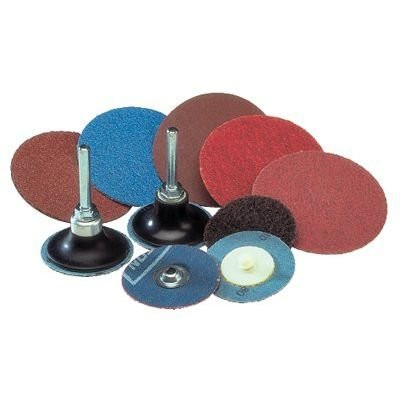 Norton NOR43225 Medium Speed-Lok TS Back-Up Pad, 3" Diameter, 20000 rpm, Grit Medium (Pack of 10)