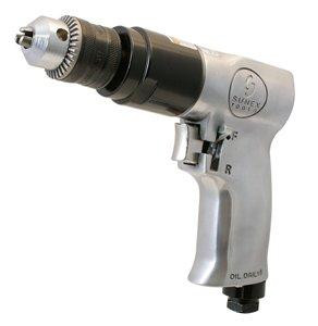 Sunex SUNSX223 SX223 3/8-Inch Reversible Air Drill with Geared Chuck