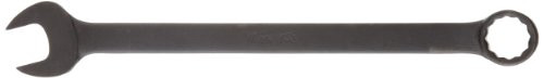 Martin Sprocket & Gear MRTBLK1160MM Martin Forged Alloy Steel 60mm Opening Offset 15 Degree Angle Long Pattern Combination Wrench, 12 Points, 787.4mm Overall Length, Industrial Black Finish