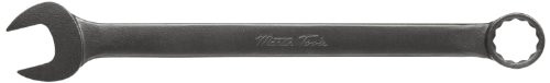 Martin Sprocket & Gear MRTBLK1177 Martin Forged Alloy Steel 1-1/2" Opening Offset 15 Degree Angle Long Pattern Combination Wrench, 12 Points, 20-1/2" Overall Length, Industrial Black Finish