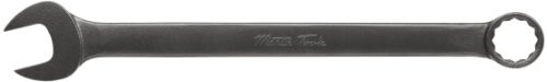 Martin Sprocket & Gear MRTBLK1155MM Martin Forged Alloy Steel 55mm Opening Offset 15 Degree Angle Long Pattern Combination Wrench, 12 Points, 743mm Overall Length, Industrial Black Finish