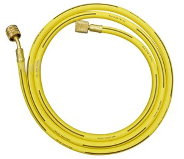 Mastercool MSC84962 96" Yellow R134a hose w/ shu