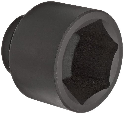 Martin Sprocket & Gear MRT7694 Martin Forged Alloy Steel 2-15/16" Type III Opening 1" Power Impact Drive Socket, 6 Points Standard, 3-3/4" Overall Length, Industrial Black Finish