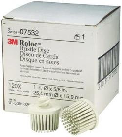 3M MMM7532 1120 Grade White Roloc Bristle 10Dis