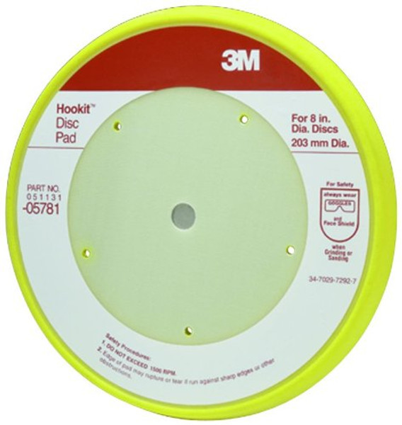 3M MMM5781 0 Hookit 8" Dust Free Disc Pad 3M MMM5781 0 Hookit 8" Dust Free Disc Pad