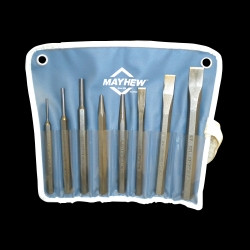 Mayhew MAY61025 Select Ec Punch and Chisel Kit, 8-Piece