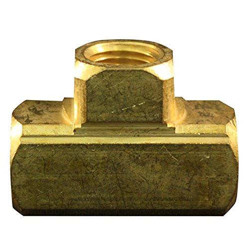 Milton Industries MILS655 Milton S-655 1/4" FNPT Brass Tee Hose Fitting