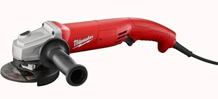 MILWAUKEE MLW6124-30 13 Amp 5" Small Angle Grinder Trigger Grip, Lock-On Electric Tools
