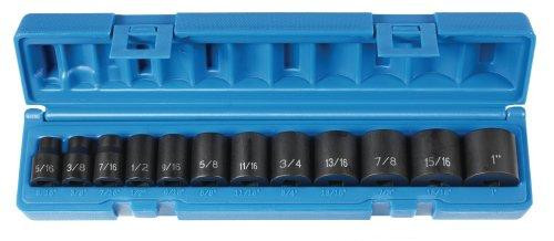 Grey Pneumatic GRE1213 (1213) 3/8" Drive 12-Piece Standard Socket Set
