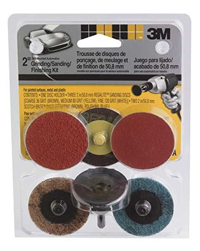 3M MMM3050 0 Scotch-Brite 2" Regalite Drill Mounted Automotive Grinding/Sanding/Finishing System