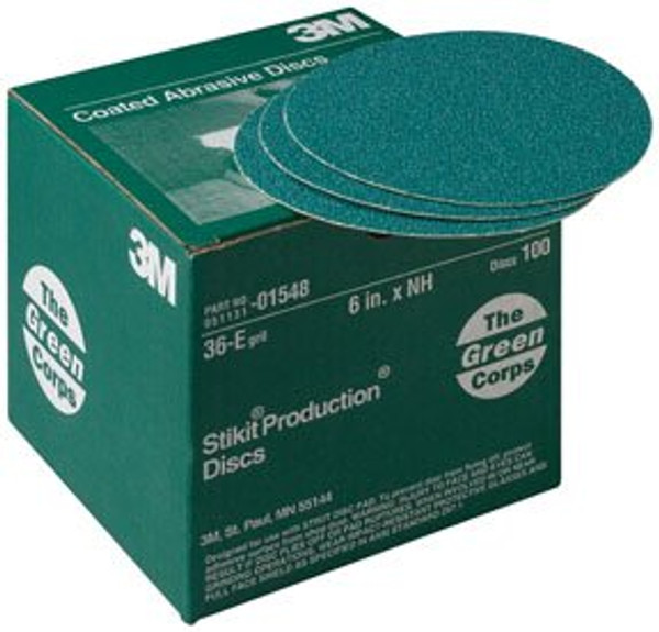 3M MMM1545 (251U) Disc, 0, 5 in, 40E, 100 discs per box [You are purchasing the Min order quantity which is 1 Box]