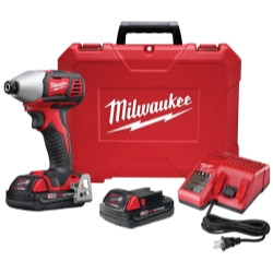 MILWAUKEE MLW2657-22CT M18â„¢ 2-Speed 1/4" Hex Impact Driver Kit Electric Tools