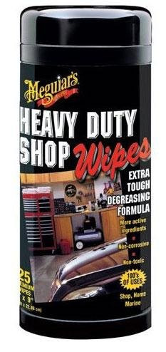 Meguiars MEGG11600 Gold Class Shop Wipes Canister 25Pk