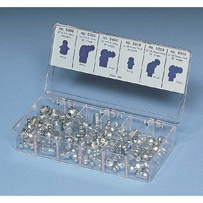 Lincoln Industrial LIN5469 Deluxe Grease Fitting Assortments - fitting dispenser assortment