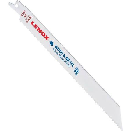Vise Grip LEX20581 LENOX Tools Bi-Metal Reciprocating Saw Blade, 8-inch, 10 TPI (S810R)