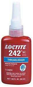 Loctite Coproration LCT37477 Loctite Blue Threadlocker (242 36-Mililiter Bottle)
